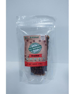 Pamlsok Dr. Animal divina mäsové prúžky 80g