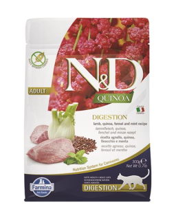 Farmina N&D cat QUINOA (GF) adult, digestion, lamb 0,3 kg