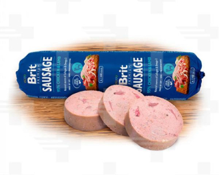 Saláma BRIT dog Chicken & Lamb 800 g