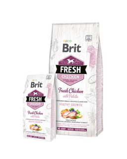 BRIT Fresh Puppy Heatlhy Grow kura so zemiakom 2,5 kg