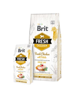 BRIT Fresh Adult Great Life kura so zemiakom 2,5 kg