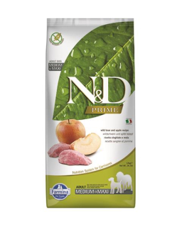 Farmina N&D dog PRIME (GF) adult medium & maxi, boar & apple 12 kg
