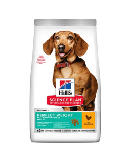 HILLS SP Ca Adult Perfect Weight Small & Mini Chicken 1,5 kg