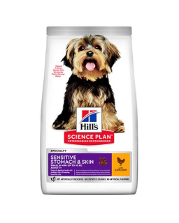 HILLS SP Ca Adult Small & Mini Chicken Sensitive Stomach & Skin 1,5 kg